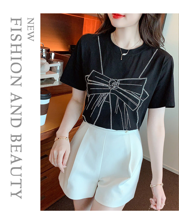 【tops】ラウンドネックTシャツG22512