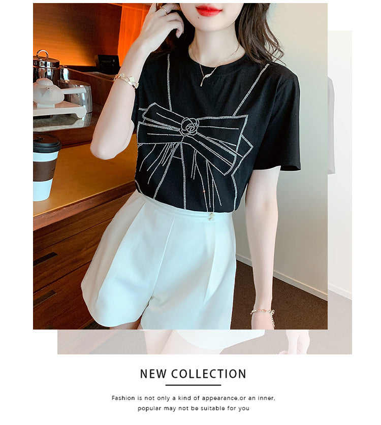 【tops】ラウンドネックTシャツG22512