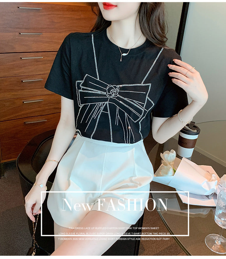 【tops】ラウンドネックTシャツG22512