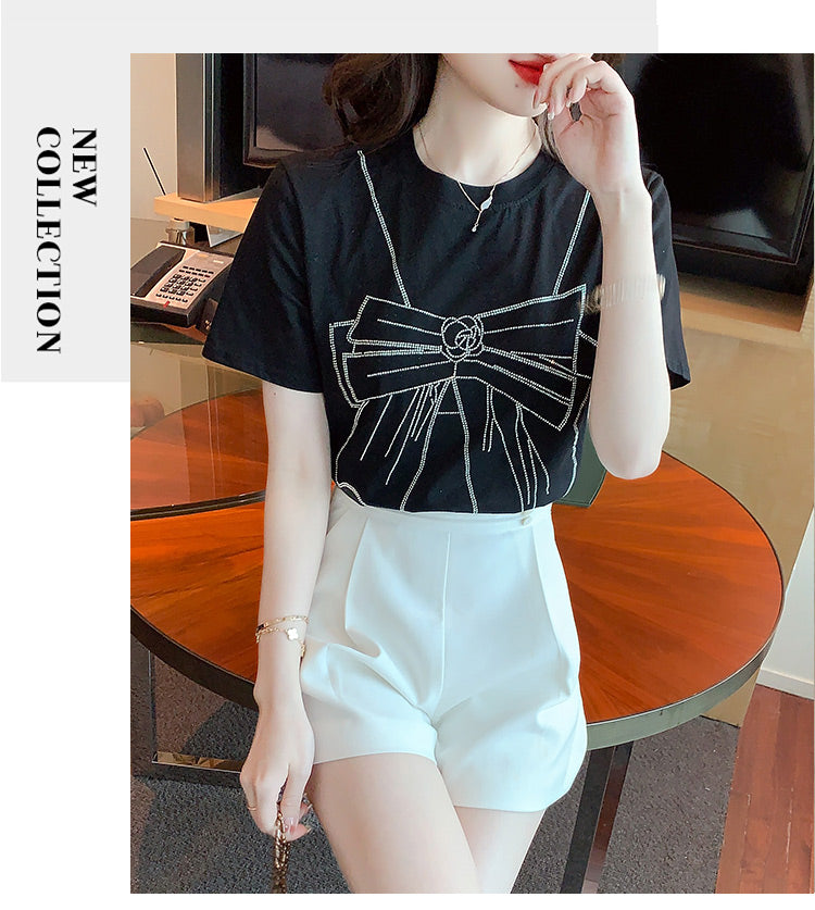 【tops】ラウンドネックTシャツG22512