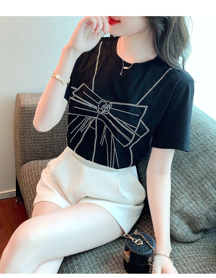 【tops】ラウンドネックTシャツG22512