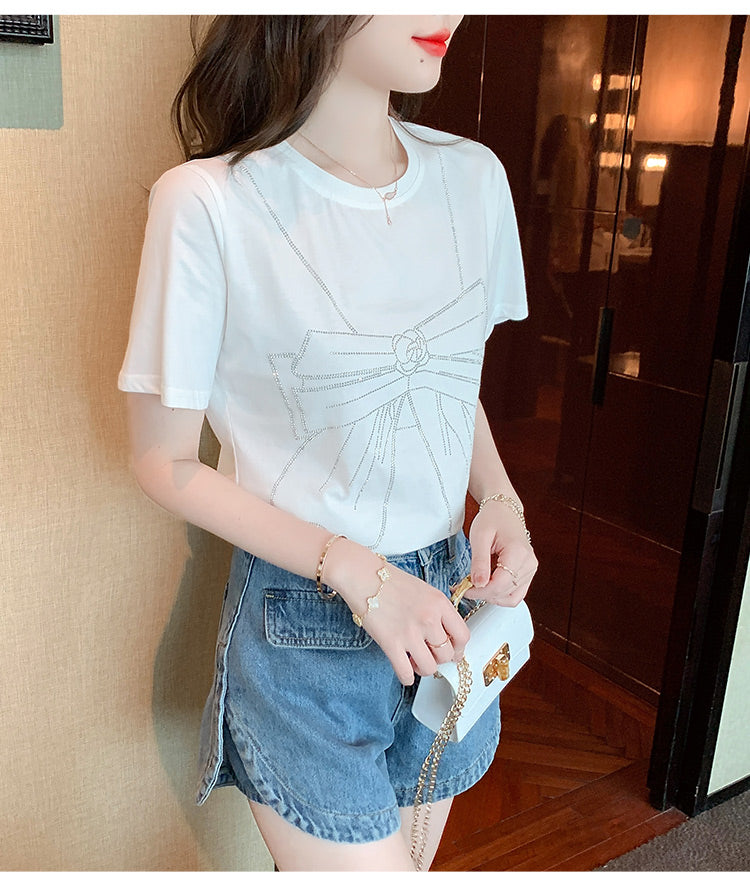 【tops】ラウンドネックTシャツG22512