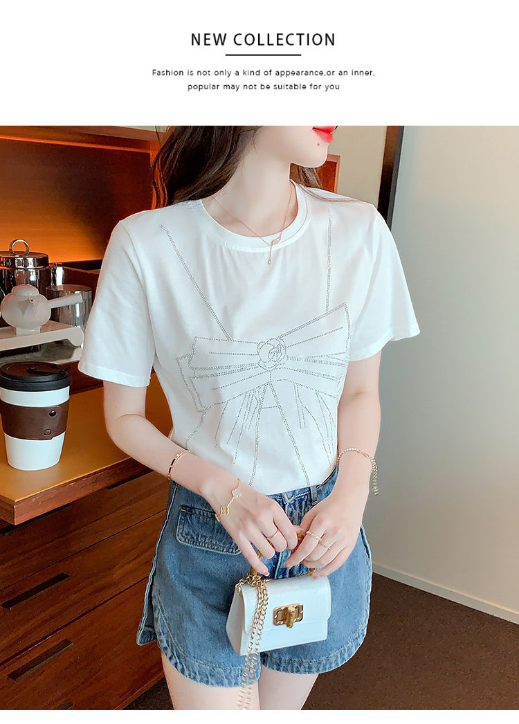 【tops】ラウンドネックTシャツG22512