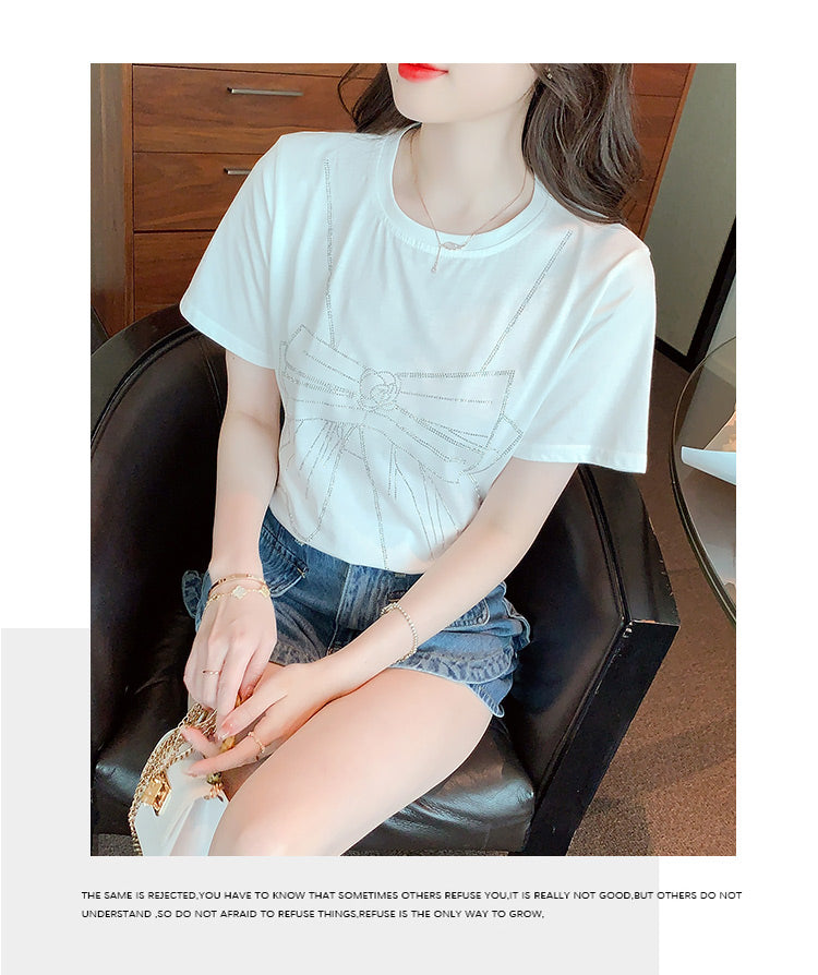 【tops】ラウンドネックTシャツG22512