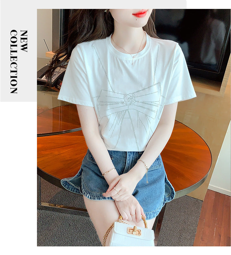 【tops】ラウンドネックTシャツG22512