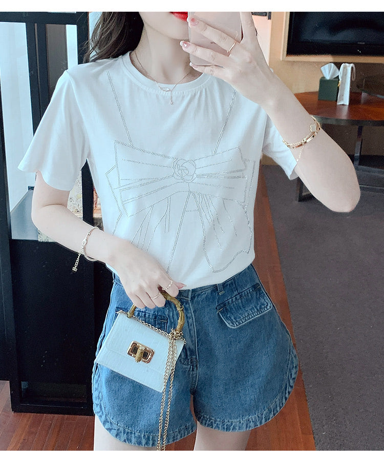 【tops】ラウンドネックTシャツG22512