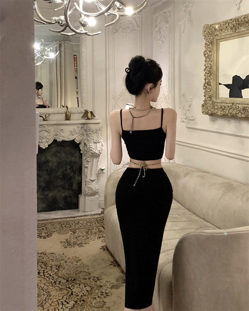 【dress】ウエストカットデートキャミワンピースG22521