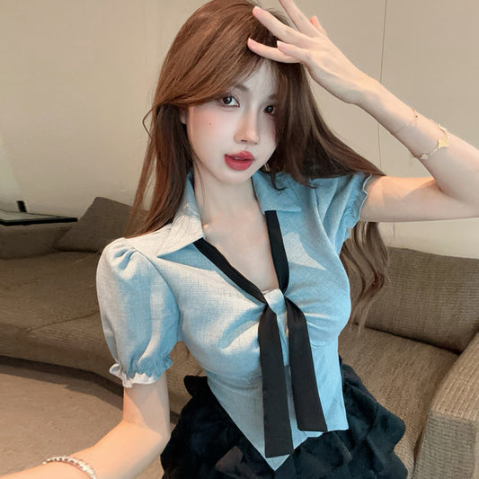 【tops】ファッションブラウスG22562