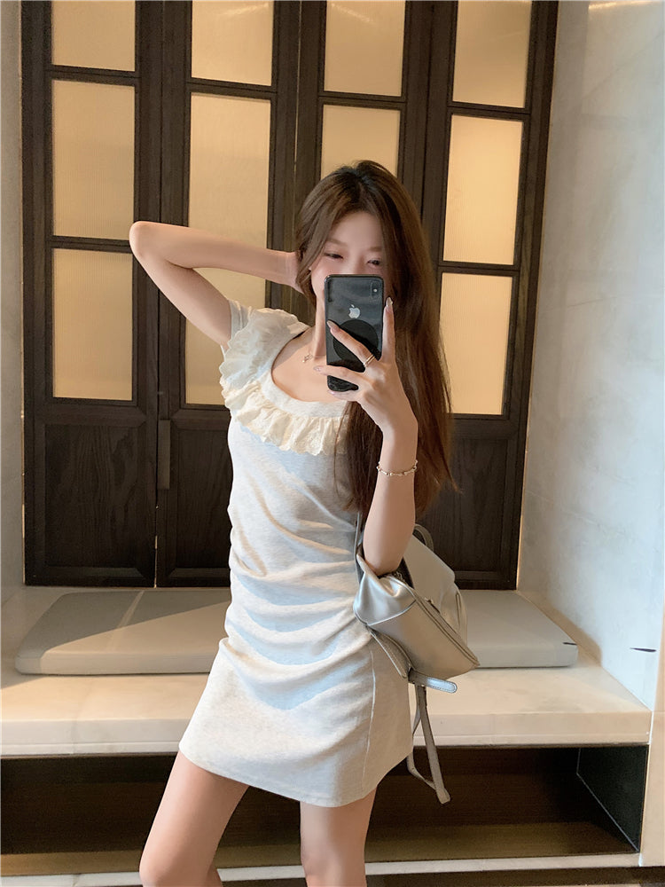 【dress】体型カバーデートワンピースG22568