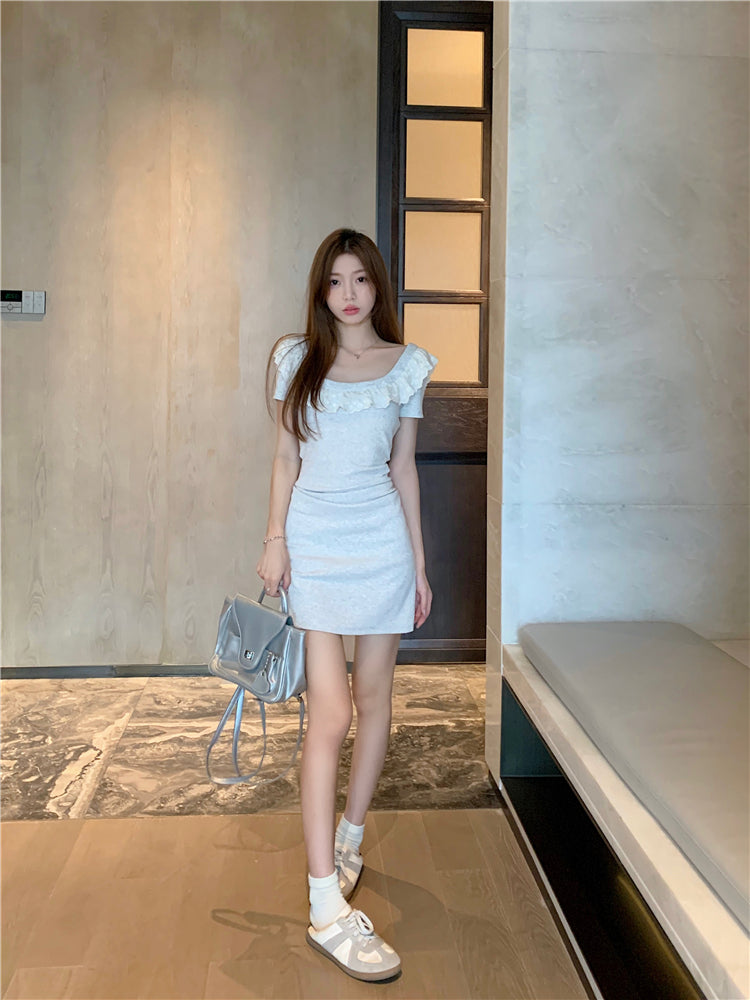 【dress】体型カバーデートワンピースG22568