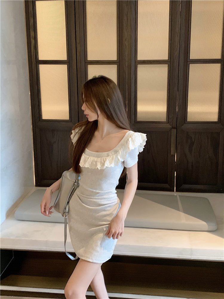 【dress】体型カバーデートワンピースG22568