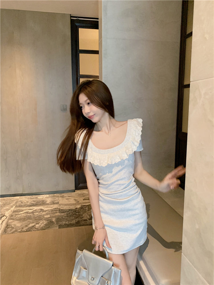 【dress】体型カバーデートワンピースG22568