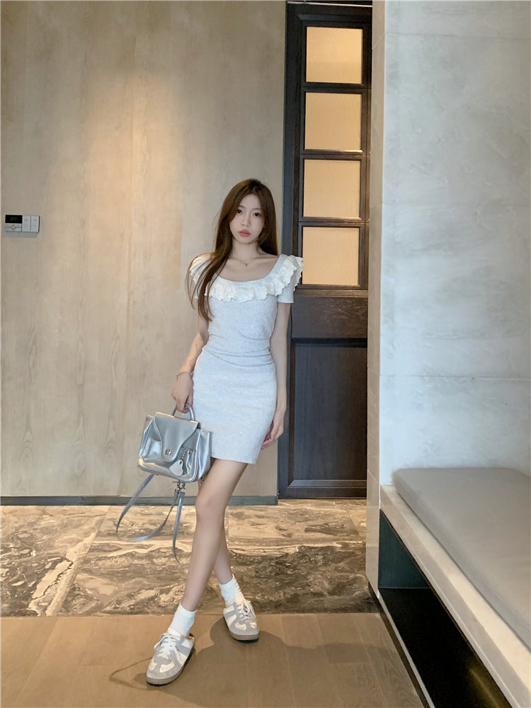 【dress】体型カバーデートワンピースG22568