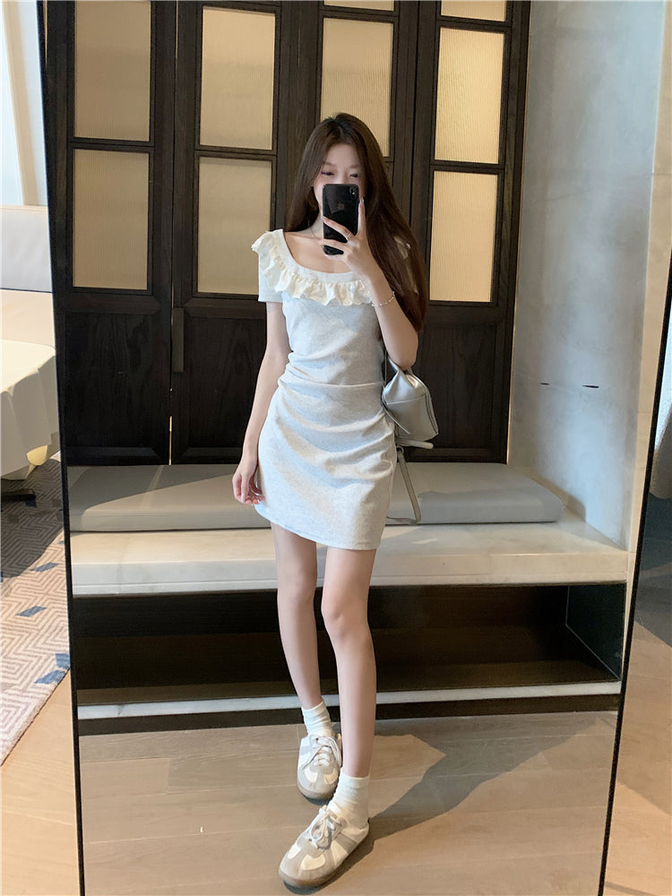 【dress】体型カバーデートワンピースG22568