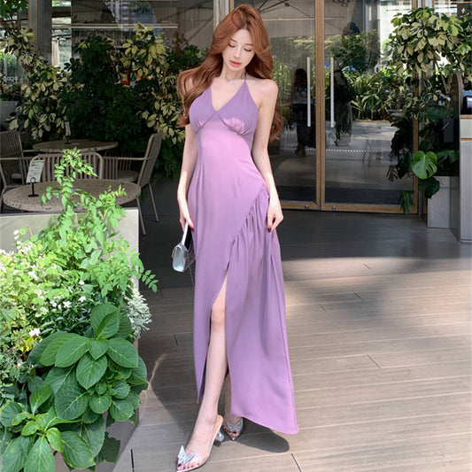 【dress】スリットデートキャミワンピースG22595