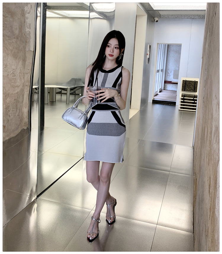 【dress】ニットキャミワンピースG22609