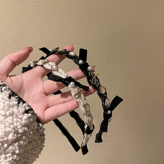 【小物】パールカチューシャヘアアクセサリーG22631