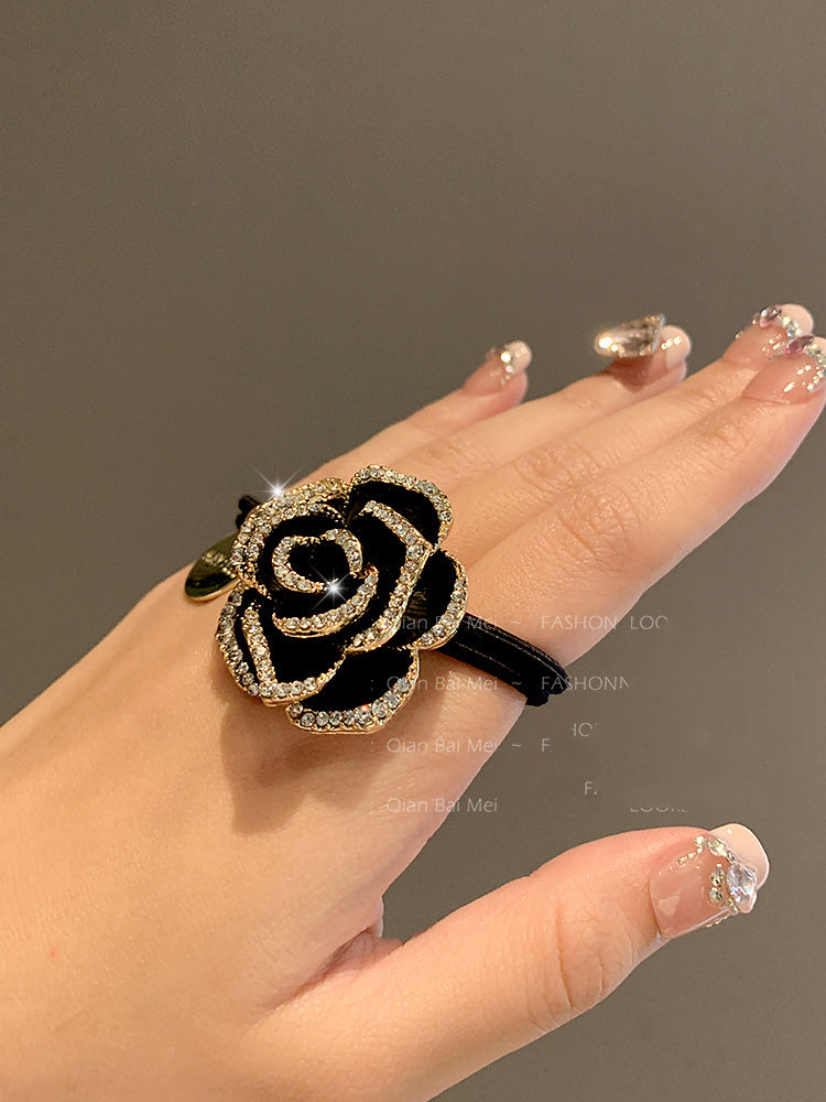 【小物】フラワーシュシュヘアゴムG22673