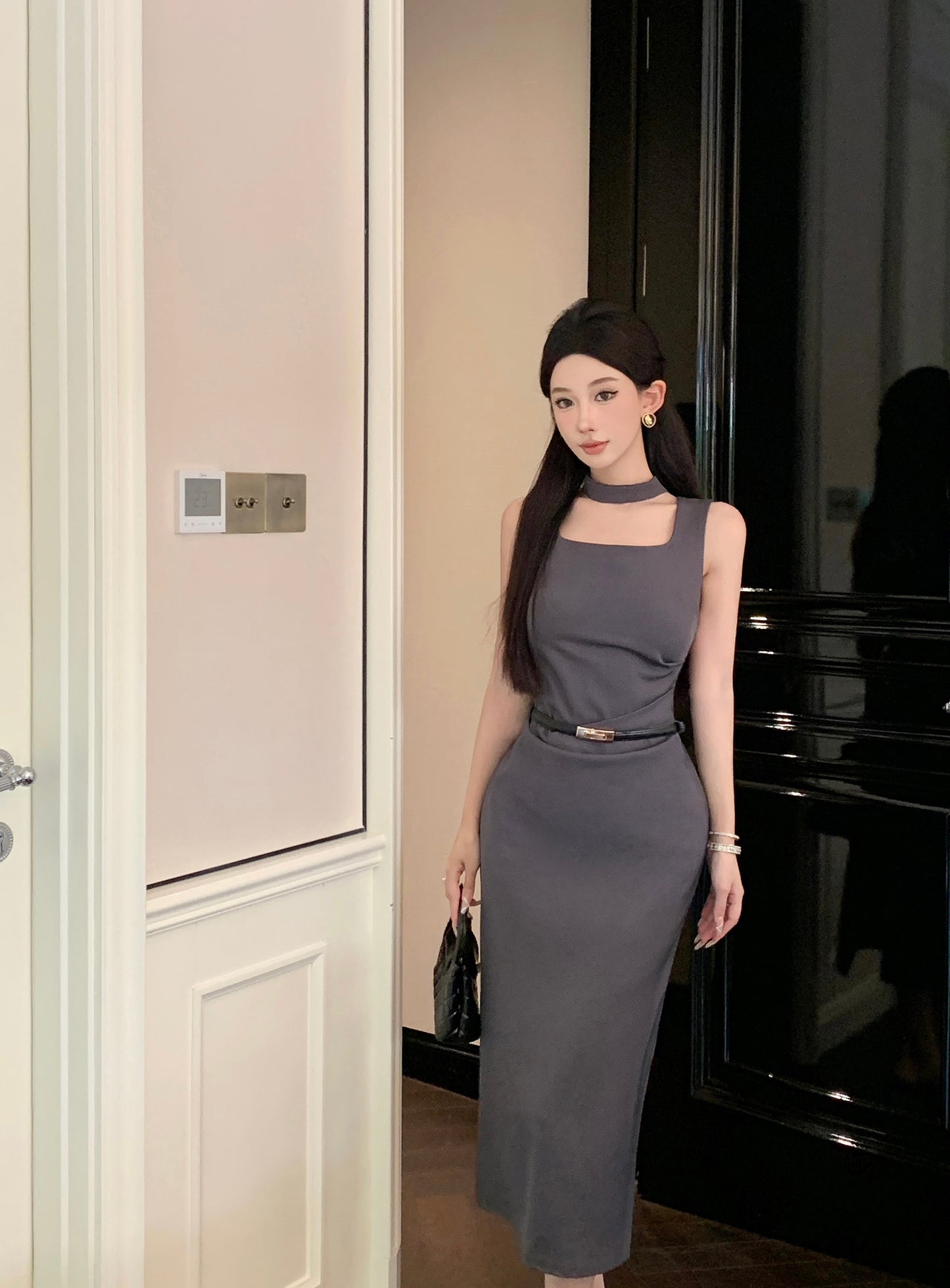 【dress】タイトデートキャミワンピースG22683