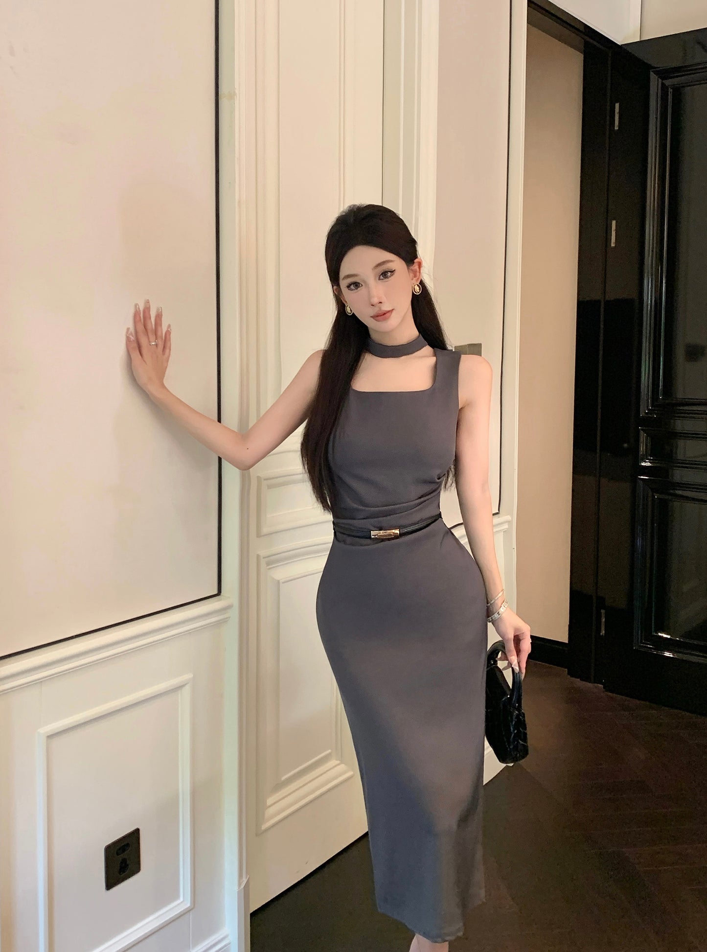 【dress】タイトデートキャミワンピースG22683