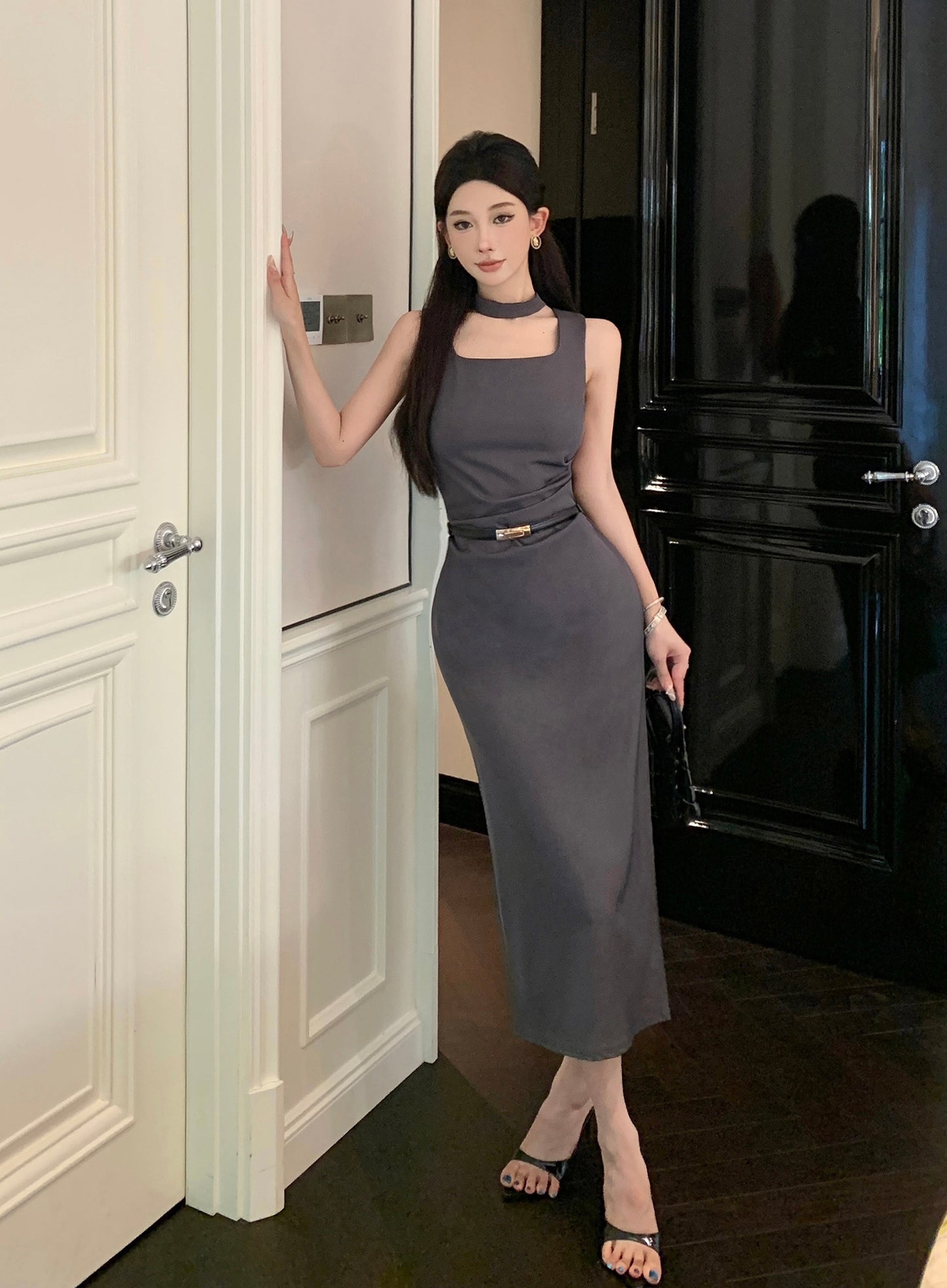 【dress】タイトデートキャミワンピースG22683