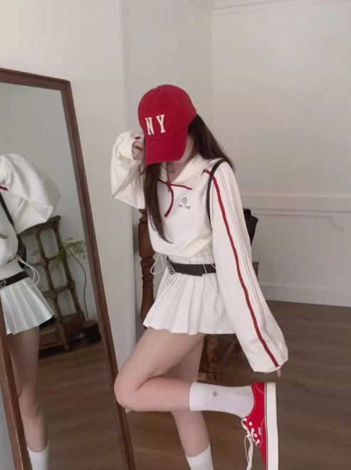 【tops】スタンドネック長袖パーカーG22696