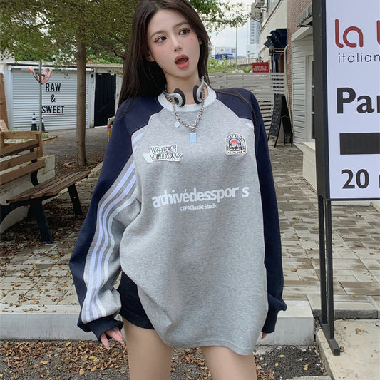 【tops】英字柄長袖パーカーG22706