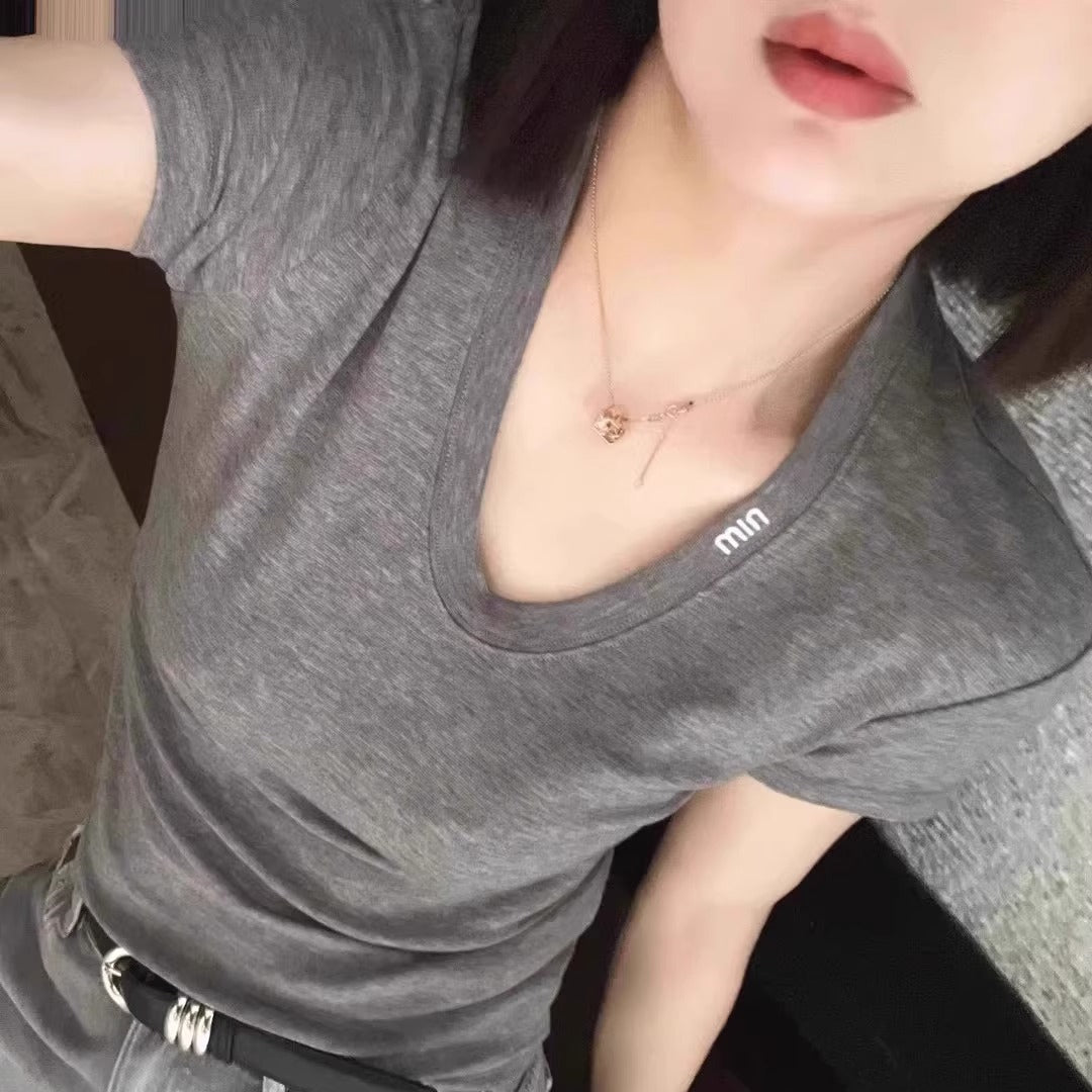 【tops】ラウンドネックTシャツG22756