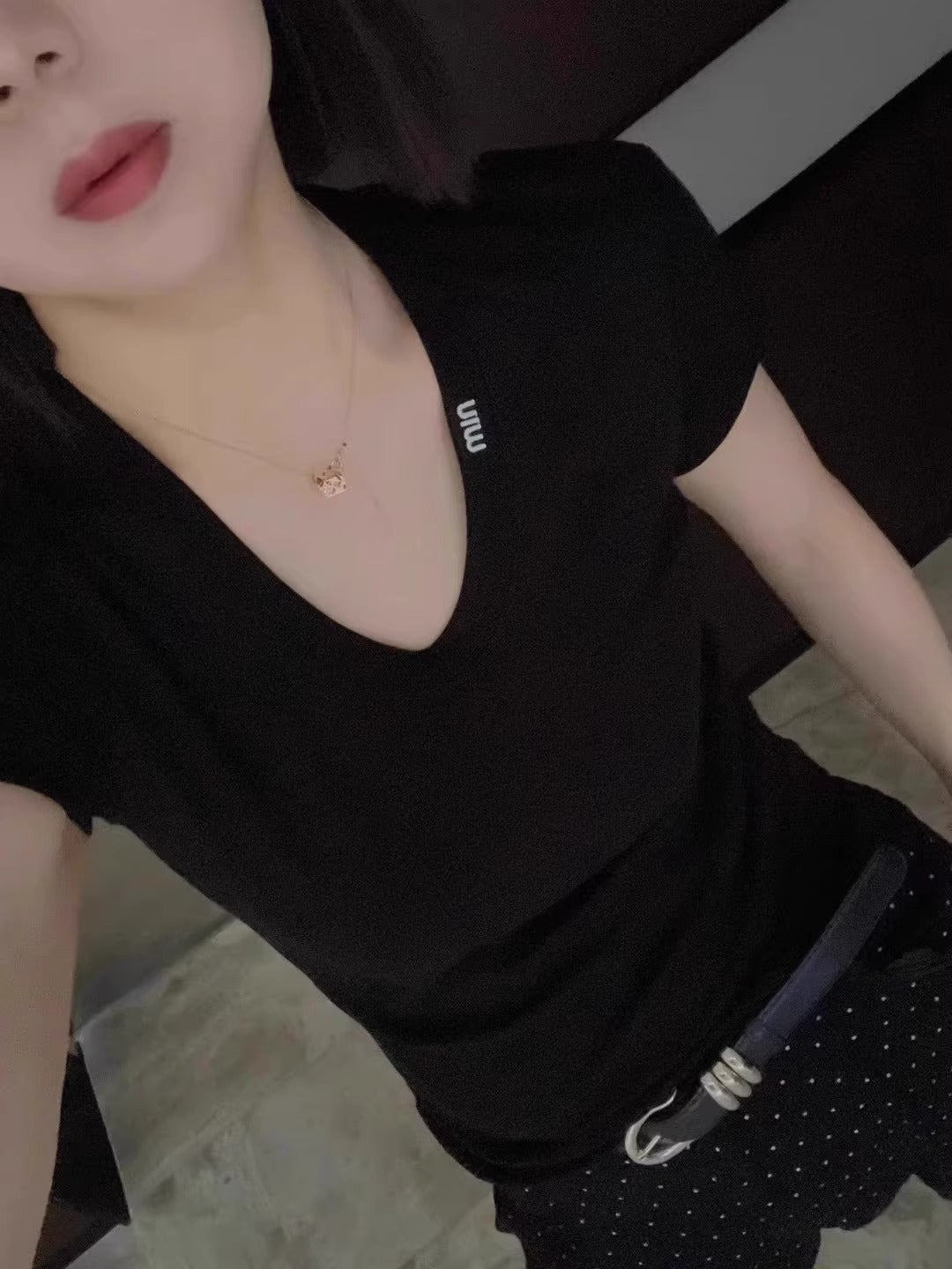 【tops】ラウンドネックTシャツG22756