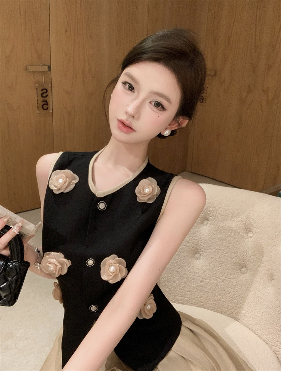 【tops】ノースリーブチョッキG22771