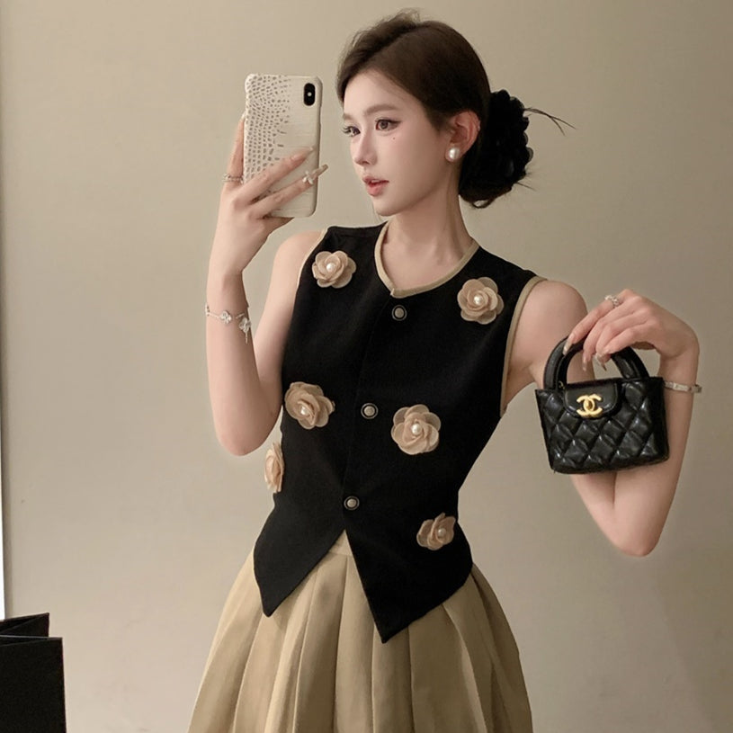 【tops】ノースリーブチョッキG22771