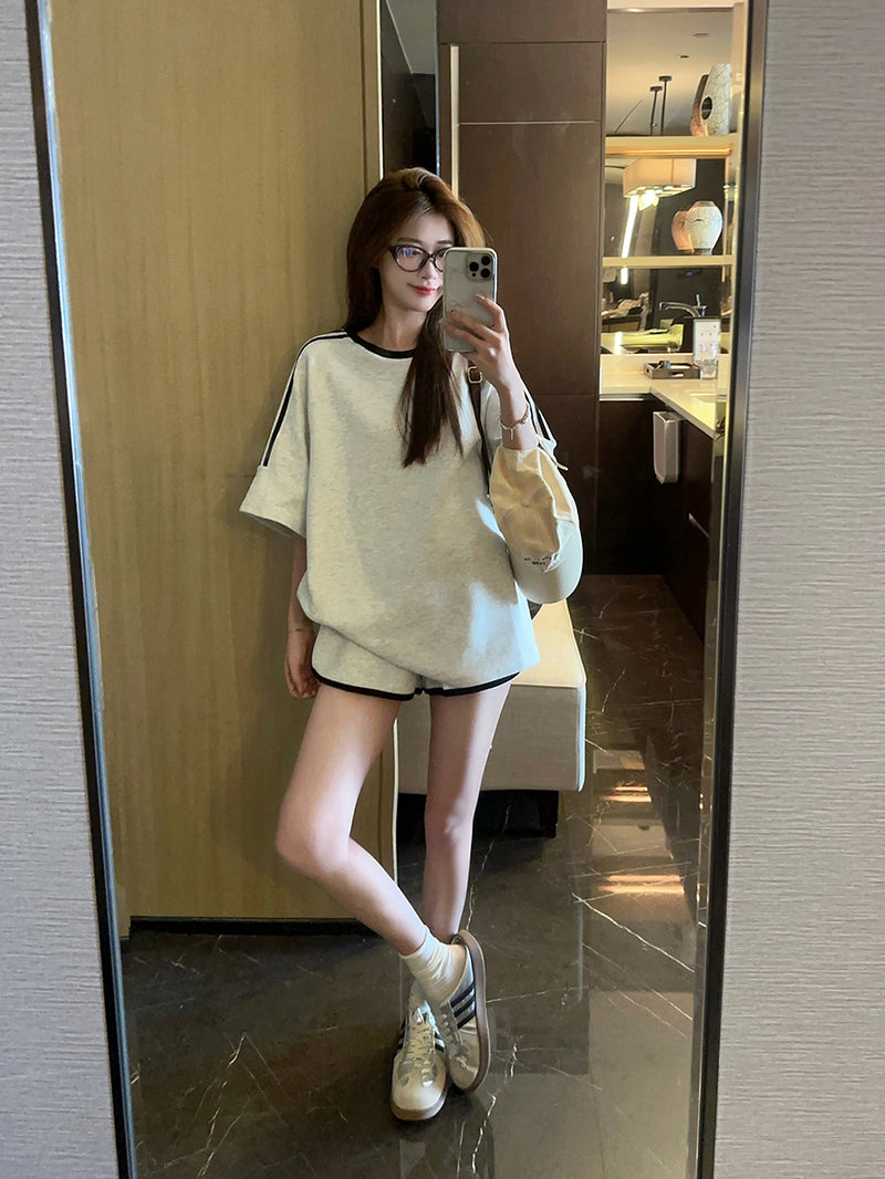 【set】Tシャツ+ショートパンツ２点セットG22785