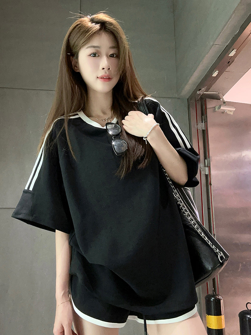 【set】Tシャツ+ショートパンツ２点セットG22785