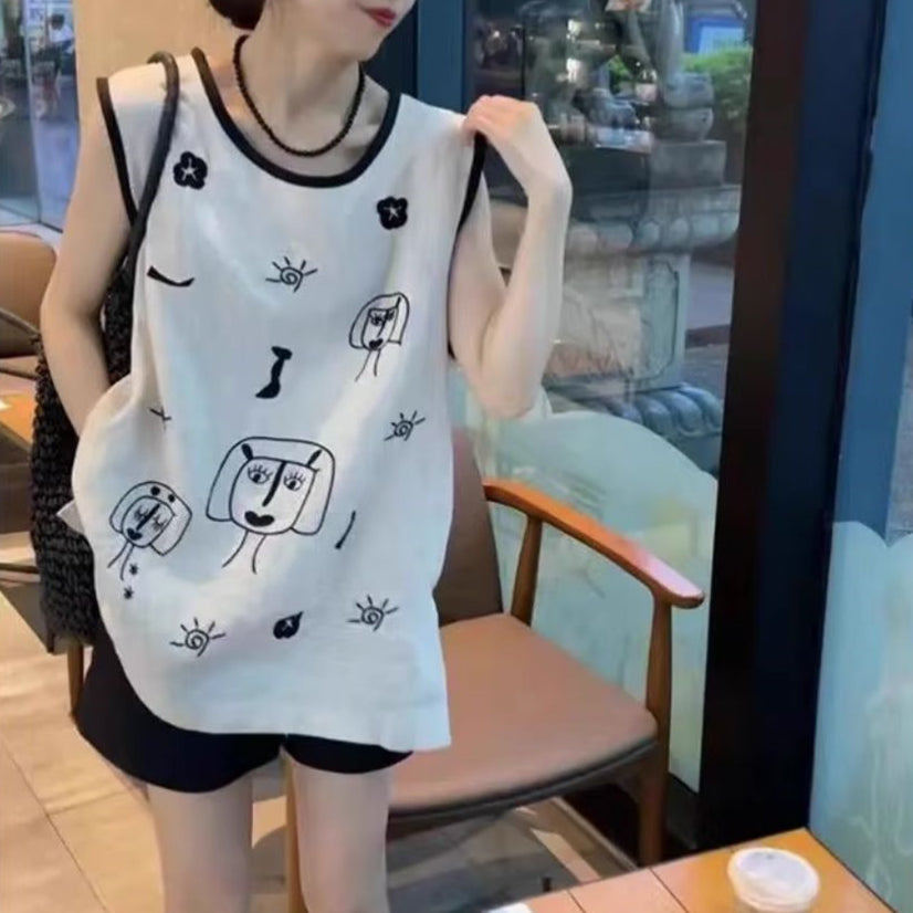 【tops】ノースリーブTシャツG22794