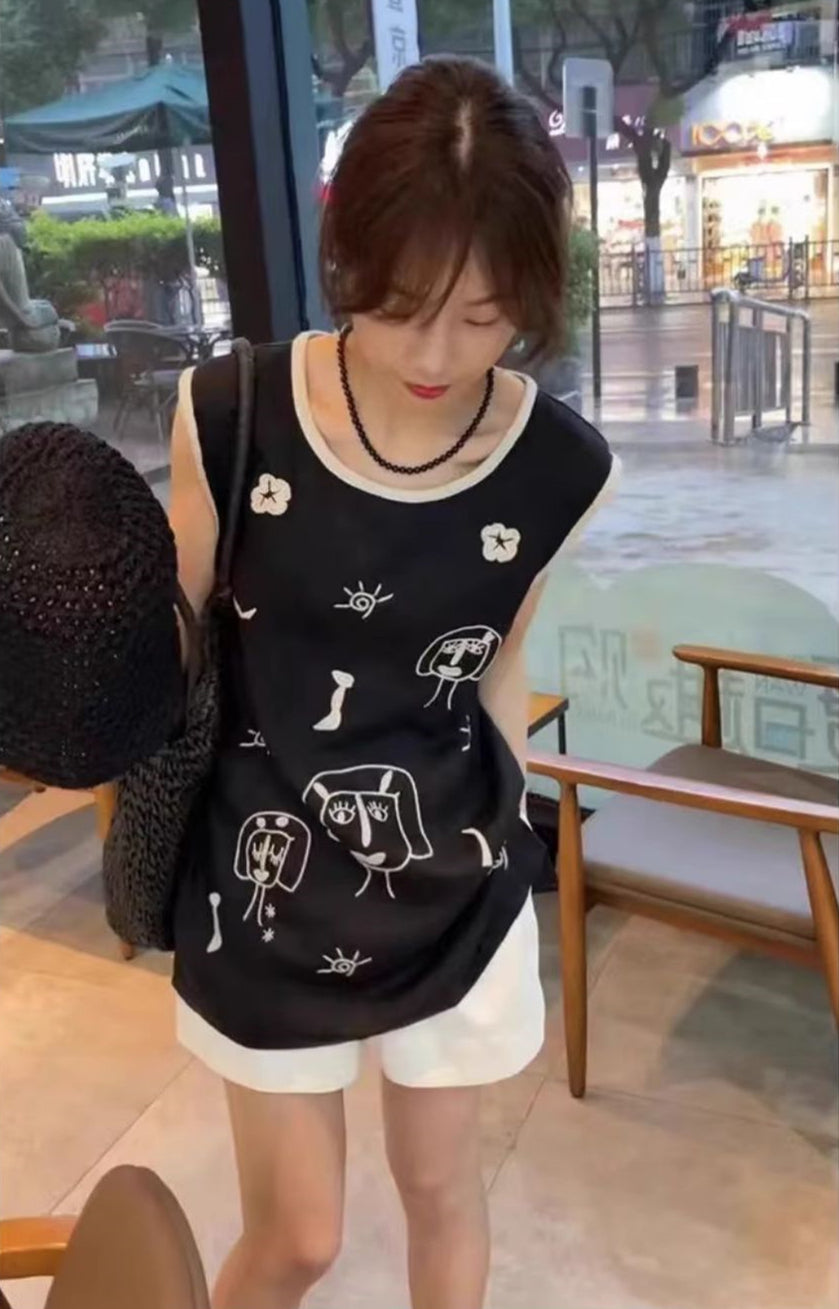 【tops】ノースリーブTシャツG22794