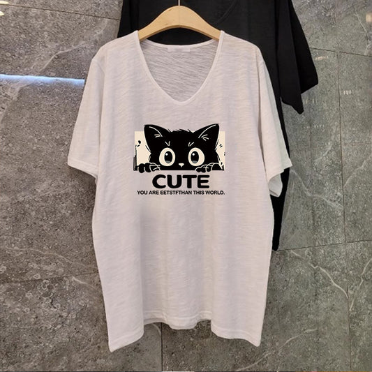 【tops】6色VネックTシャツG22804
