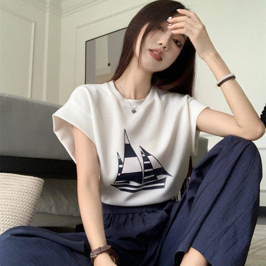 【tops】フレンチスリーブTシャツG22825