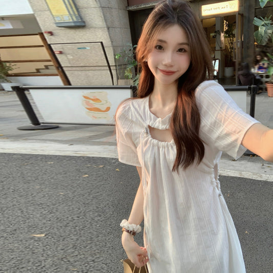 【dress】透かし彫りデートワンピースG22831