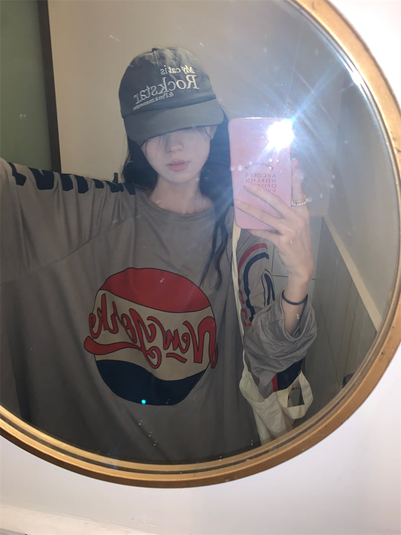 【tops】ラウンドネック長袖TシャツG22848