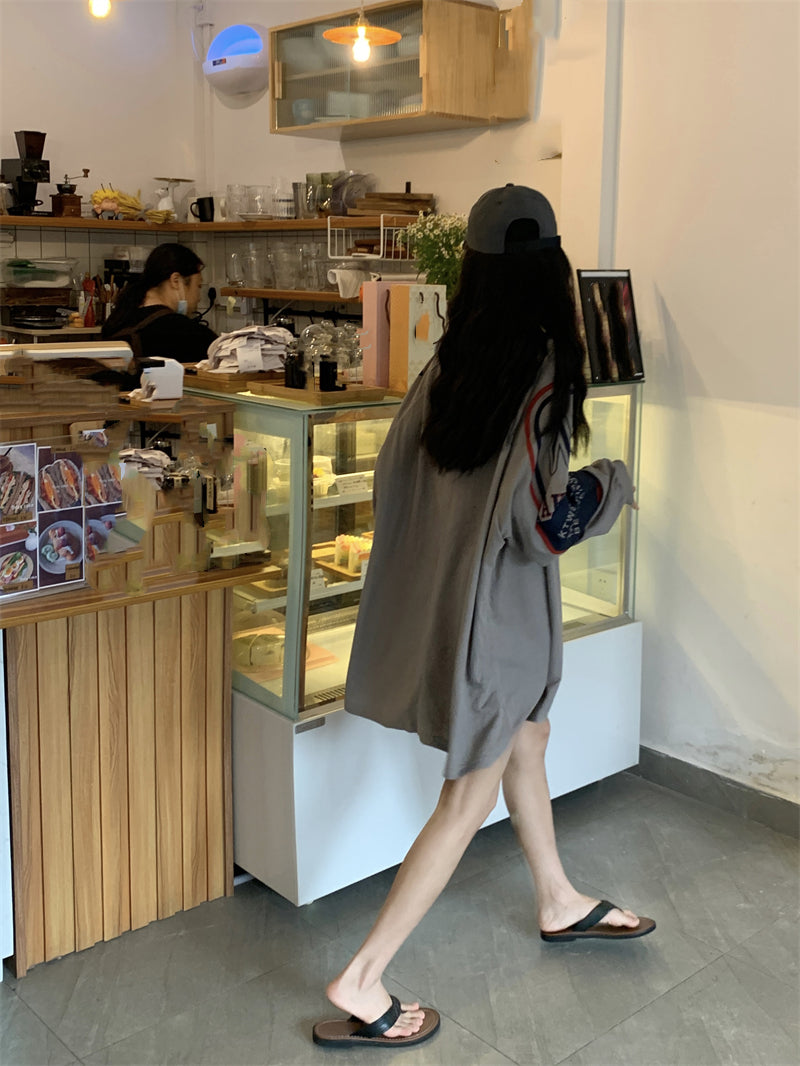 【tops】ラウンドネック長袖TシャツG22848