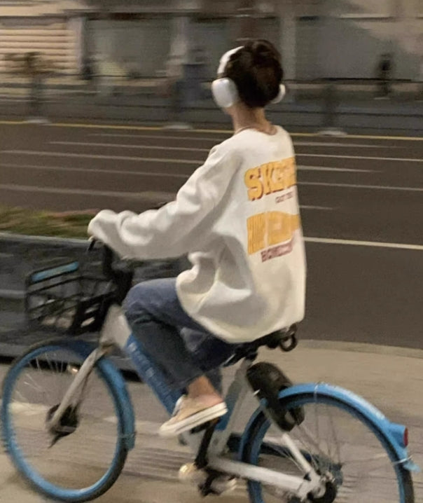 【tops】カートゥーン長袖パーカーG22849