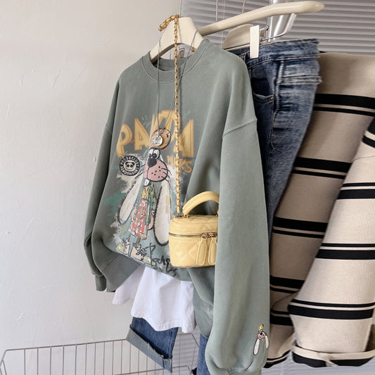 【tops】薄手カートゥーンパーカーG22861