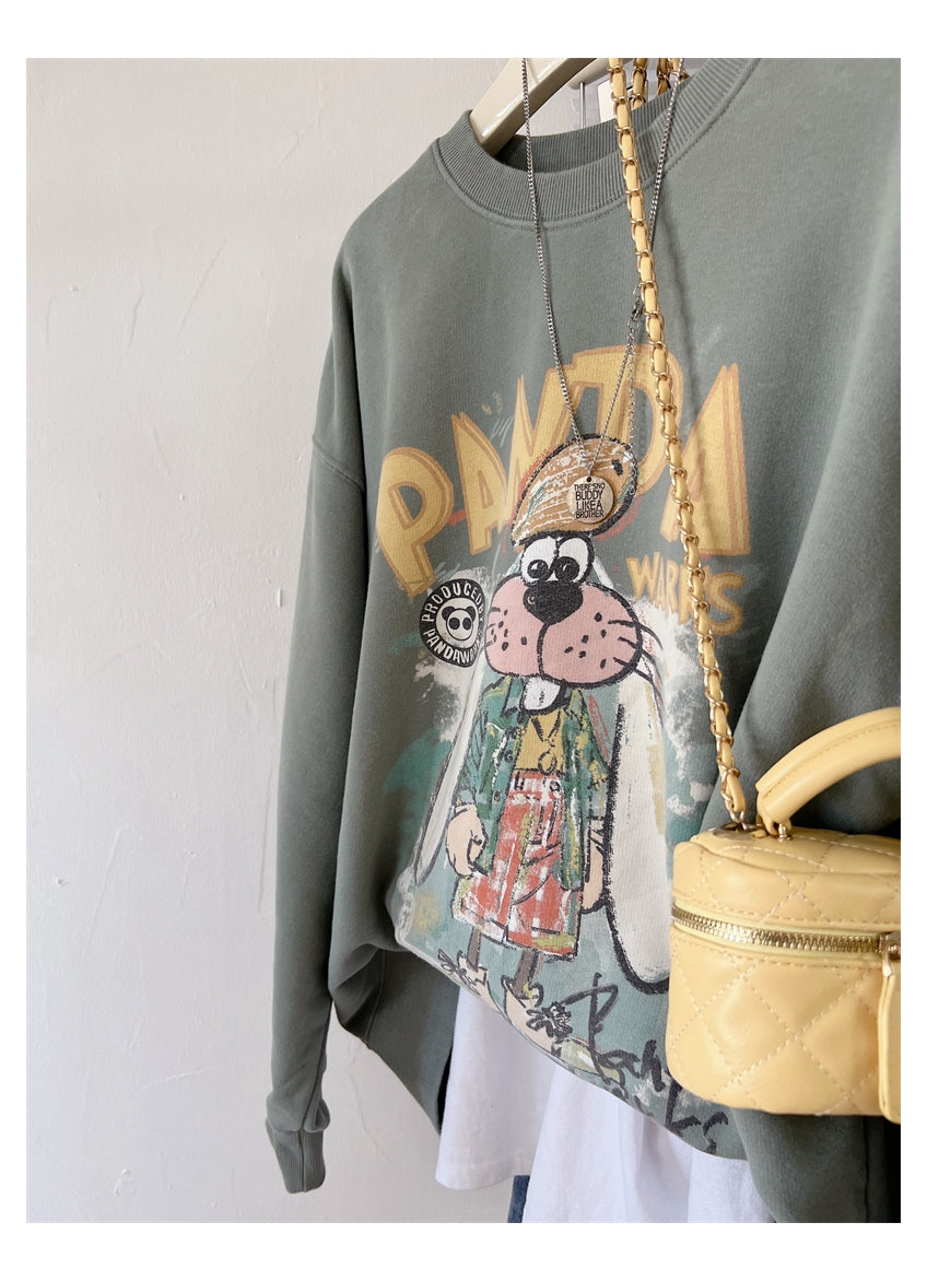 【tops】薄手カートゥーンパーカーG22861