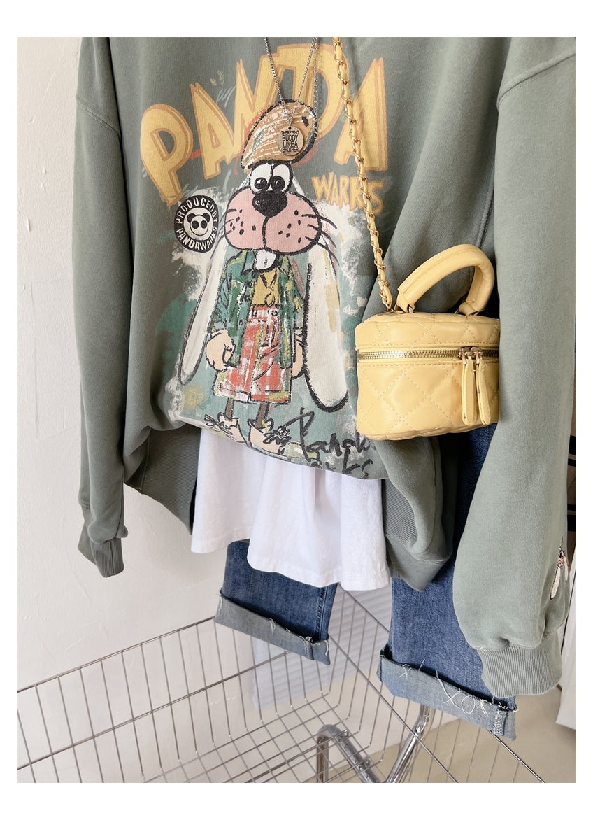 【tops】薄手カートゥーンパーカーG22861