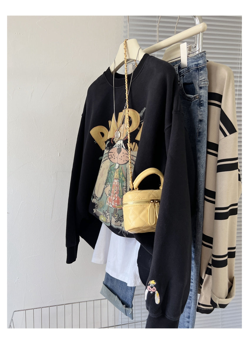 【tops】薄手カートゥーンパーカーG22861