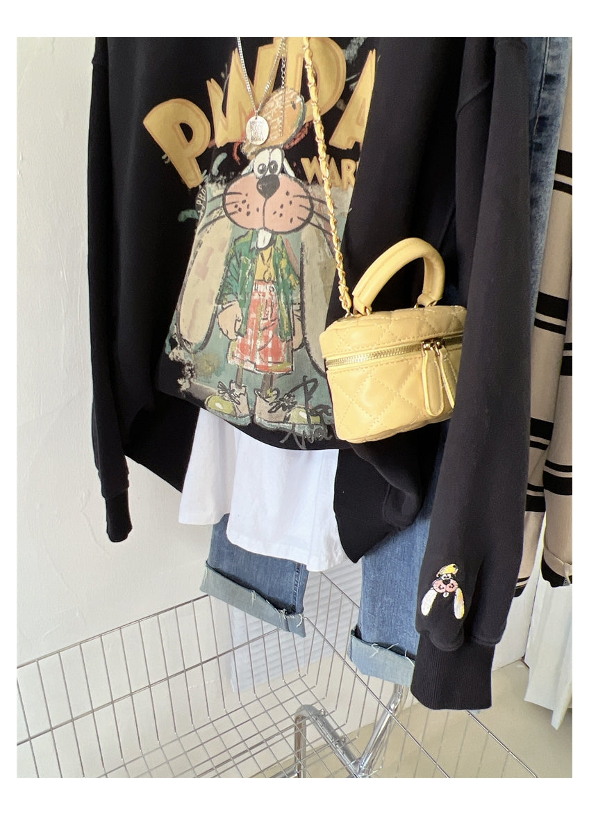 【tops】薄手カートゥーンパーカーG22861