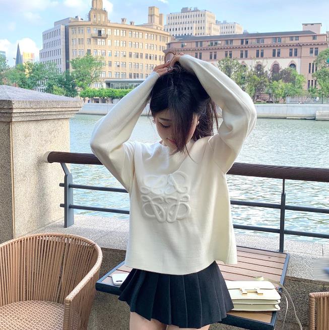 【tops】長袖ニットセーターF7932