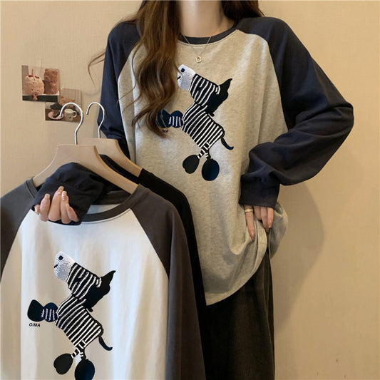 【tops】ラグランスリーブTシャツG22864
