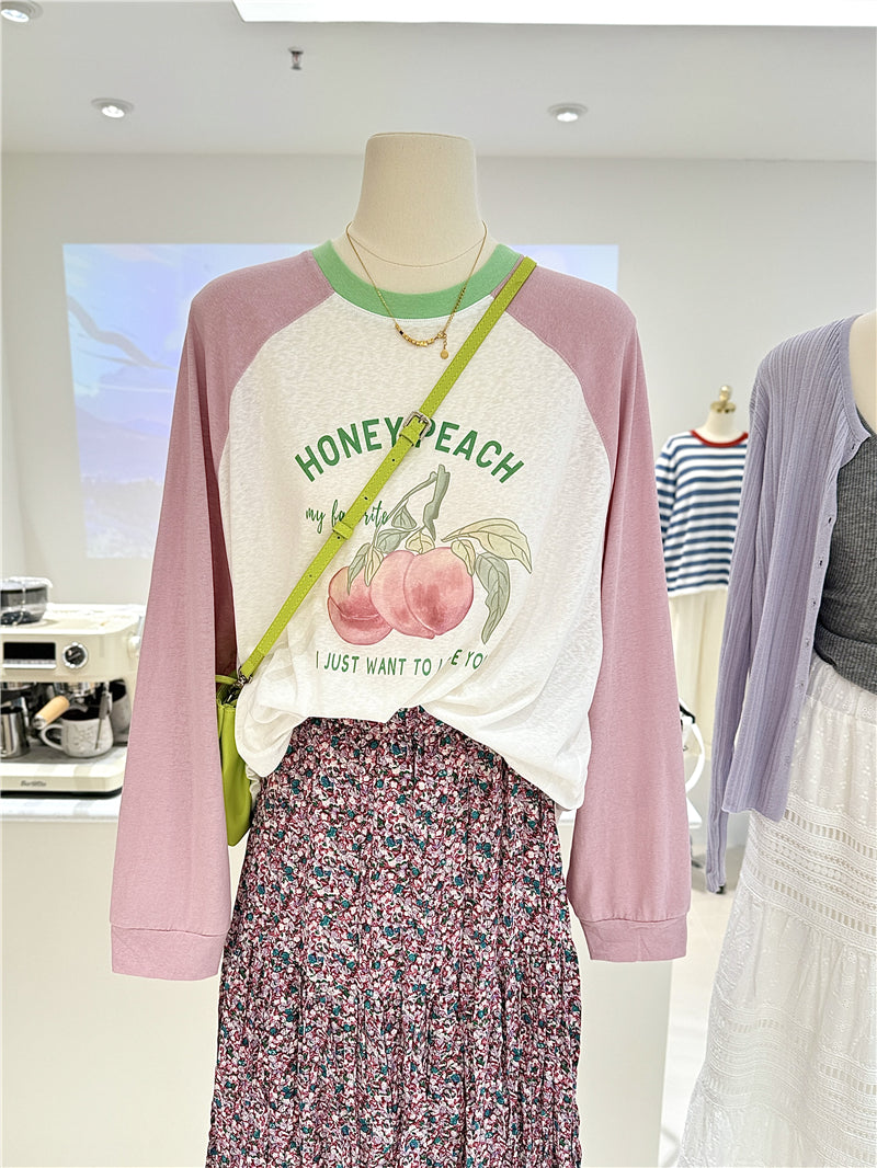 【tops】ラグランスリーブTシャツG22883