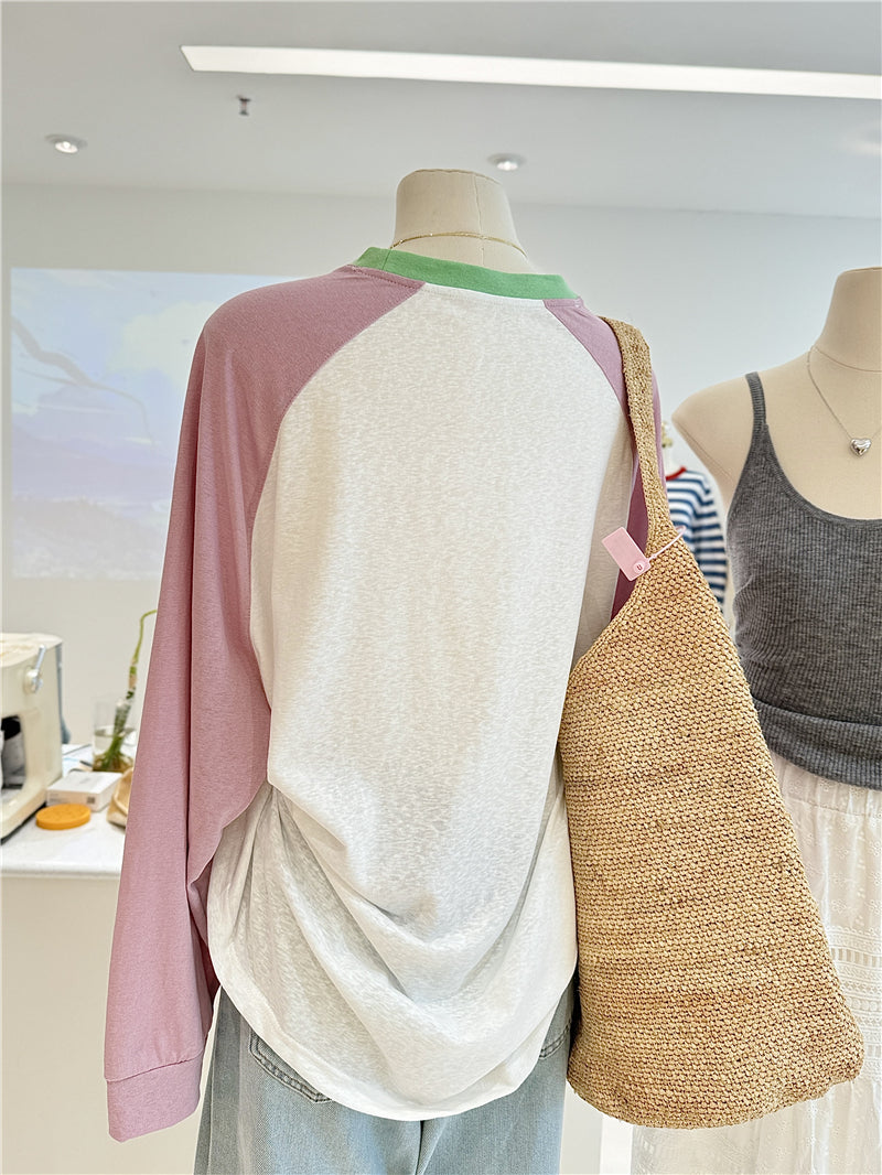 【tops】ラグランスリーブTシャツG22883